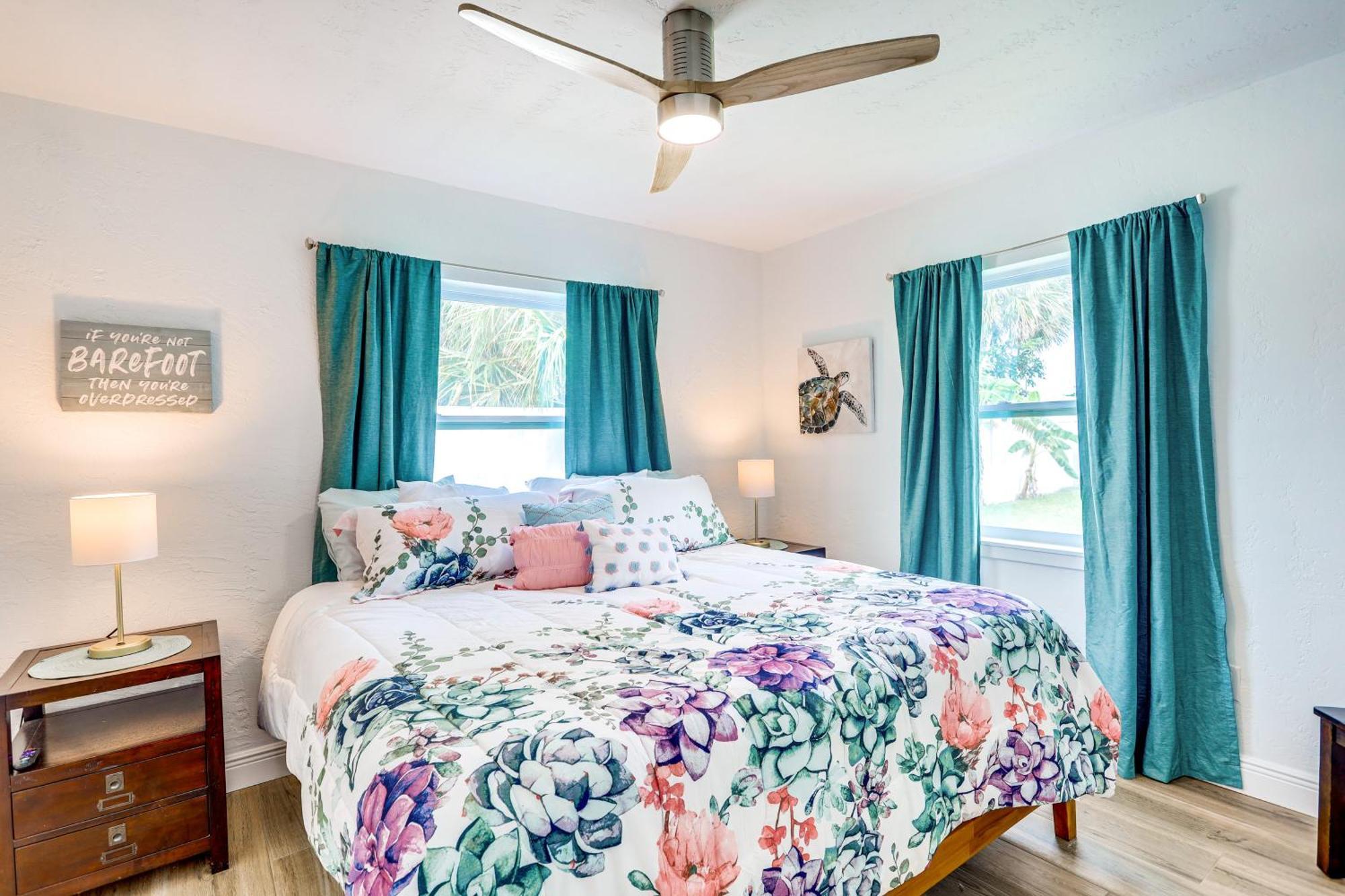 Pet-Friendly Cocoa Beach Home Walk To Beach! Exterior foto